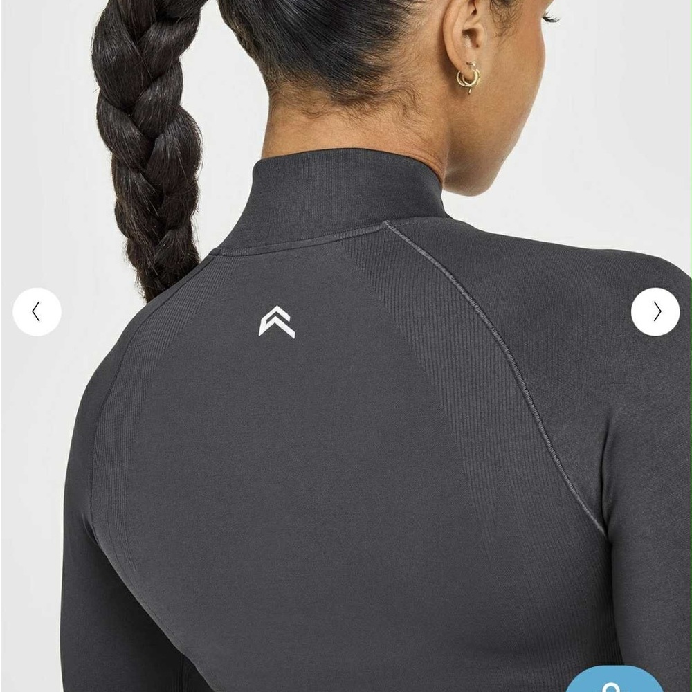 Oner Active Dark Gray Crop Top